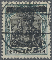 Deutsche Abstimmungsgebiete: Saargebiet: 1920, 75 Pfg Germania Mit KOPFSTEHENDEM - Used Stamps