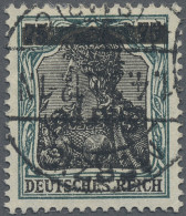 Deutsche Abstimmungsgebiete: Saargebiet: 1920, 75 Pfg Germania Mit KOPFSTEHENDEM - Oblitérés