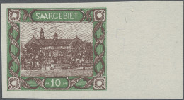Deutsche Abstimmungsgebiete: Saargebiet: 1921, 10 M Landschaftsbilder, UNGEZÄHNT - Nuevos
