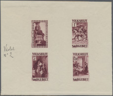 Deutsche Abstimmungsgebiete: Saargebiet: 1931/1932, Volkshilfe Und Freimarke, Pr - Unused Stamps