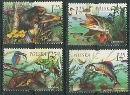 Poland Stamps MNH ZC.3951-54: Fauna And Flora Of Waters - Nuevos