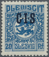 Deutsche Abstimmungsgebiete: Schleswig - Dienstmarken: 1920: 20 Pfg Dunkelgrauul - Otros & Sin Clasificación