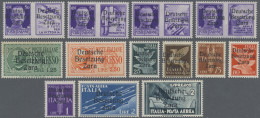 Dt. Besetzung II WK - Zara: 1943, Freimarken Zu 50 C Mit Allen Vier Propagandafe - Occupation 1938-45