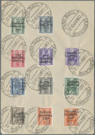 Dt. Besetzung II WK - Zara - Portomarken: 1943, 5 C Bis 5 Lire Portomarken, Dabe - Occupation 1938-45