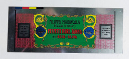 51842 Etichetta Pubblicitaria In Latta Anni '50 - Tonno Marincola Pizzo - Latas
