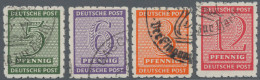 Sowjetische Zone - West-Sachsen: 1945, 5 Bis 12 Pf "Ziffern", Mit Postmeistertre - Otros & Sin Clasificación