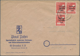 Sowjetische Zone - Allgemeine Ausgaben: 1948, 8 Pfg. Arbeiter Maschinenaufdruck - Otros & Sin Clasificación