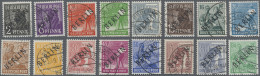 Berlin: 1948, Schwarzaufdruck, Kompletter Satz Sauber Gestempelt, 2 Pfg.-84 Pfg. - Used Stamps