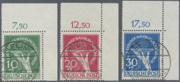 Berlin: 1949, 10 - 30 Pf "Währungsgeschädigte", Kompletter Satz Einheitlich Aus - Oblitérés