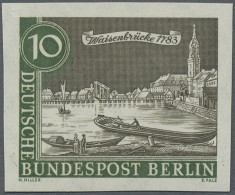 Berlin: 1962, Alt Berlin 10 Pf Ungezähnt, Tadellos Postfrisches Exemplar, Foto-A - Ongebruikt