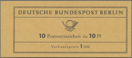 Berlin - Markenheftchen: 1962, Markenheftchen 10 Pf Dürer Mit Seltener Reklame " - Booklets