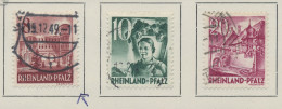 Französische Zone - Rheinland Pfalz: 1949, 8 Pf Porta Nigra Karminbraun, Sauber - Autres & Non Classés