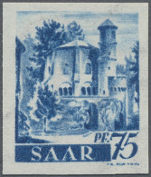 Saarland (1947/56): 1947, 75 Pfg "Berufe Und Ansichten Aus Dem Saarland", UNGEZÄ - Nuevos