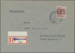 Bizone: 1948, Bandaufdruck Auf 60 Pfg. Braunkarmin, Sog. "helle 60er", Portogere - Autres & Non Classés
