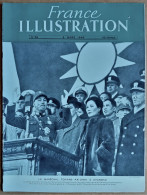 France Illustration N°23 09/03/1946 Tchang Kaï-Chek à Changaï/Fin Du Fascisme En Italie/Ambassade URSS/Suisse/Egypte - Informaciones Generales