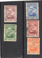 Guinée Portugaise Année 1938 PA N°3/7 Oblitérés - Guinea Portoghese