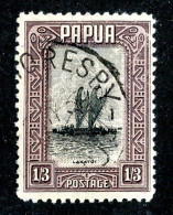 8163 BCXX 1932 Papua Scott # 104 Used (offers Welcome) - Papouasie-Nouvelle-Guinée