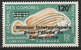 Comores Mission Internationale Pour L étude Du Coelacanthe Surchargé Poste Aérienne N°52 **neuf - Aéreo