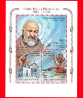 Nuovo - MNH - VATICANO - 1999 - Padre Pio Da Pietrelcina - 900 L. + 300 L. + 600 L. - Blocs & Feuillets