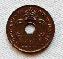 East Africa 10 Cent. George VI 1937 SPL+ - Colonias