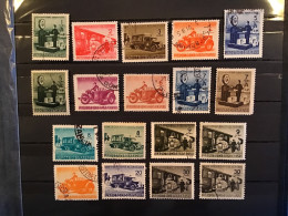 Bulgaria 1941-2 Parcel Post Set Inc Colour Changes Used Sc Q1-18 - Usati