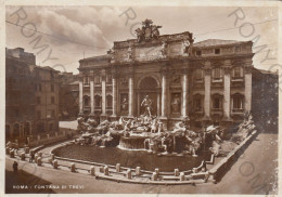 CARTOLINA  ROMA,LAZIO-FONTANA DI TREVI-STORIA,MEMORIA,CULTURA,RELIGIONE,CRISTIANESIMO,BELLA ITALIA,VIAGGIATA 1942 - Fontana Di Trevi