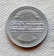 Germania Weimar 50 Pfennig 1921D SPL+ - 50 Renten- & 50 Reichspfennig