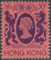 Hong Kong. 1982 QEII. 30c MH. SG 417 - Ungebraucht