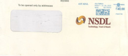 INDIA - 2023 - POSTAL FRANKING MACHINE COVER TO DUBAI.. - Storia Postale