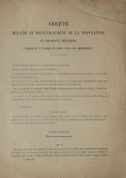Arrêté Relatif Au Ravitaillement De Produits Détersifs (savons) Avec Annexe - 1940 - Documenti