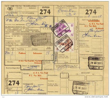 Belgie - CF Rectangle A Pans Coupes; ST-AMANDS PUURS  - 1959,  Eisenbahn Paketmarke Belgien, - Andere & Zonder Classificatie