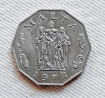 Malta 50 Cent. 1972 - Malte