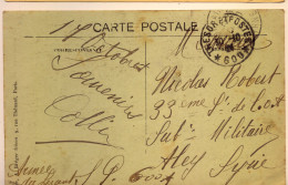 Cachet "Trésor Et Postes 600" 1924 Armée Du Levant Cp Doulaincourt église St-Martin (MANGOPAY UNIQUEMENT) - Storia Postale