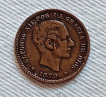 Spagna 5 Cent. 1879 - Primeras Acuñaciones