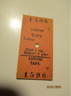 ESTONIA  USSR RUSSIA 1940s RAILWAY TICKET 1 Rouble LEHTSE TAPA  ,0 - Autres & Non Classés