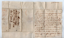 TB 4577 - 1805 - Lettre De Mme DUROUX DELIGNERIE ? à ORLEANS Pour Melle D' ANDIGNE à PARIS - 1801-1848: Voorlopers XIX