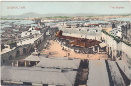 GIBRALTAR - CARTOLINA - THE MARKET -  NON VIAGGIATA - Gibraltar