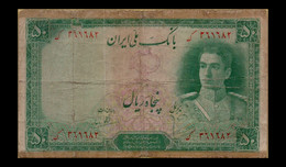 Iran Mohamed Reza Shah 1944 50 Pahlavi F/VF P-42 [Rare Note] - Iran