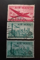 États-Unis 1946 DC-4 Skymaster & 1947 New Airmail Stamps Timbres Poste Aérienne - Used Stamps