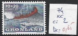 GROENLAND 74 ** Côte 2 € - Unused Stamps