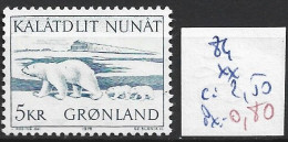 GROENLAND 84 ** Côte 2.50 € - Unused Stamps