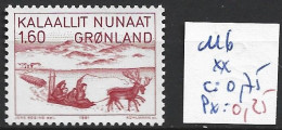 GROENLAND 116 ** Côte 0.75 € - Nuovi