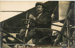 200124 - CARTE PHOTO AVIATION - Colonel SF Cody In His Waterplane - Accident Avion Aviateur - Incidenti