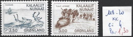 GROENLAND 119-20 ** Côte 4 € - Unused Stamps