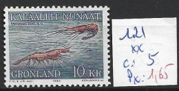 GROENLAND 121 ** Côte 5 € - Unused Stamps