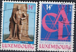 Luxemburg - Jahresereignisse (MiNr: 1327/8) 1993 - Gest Used Obl - Gebraucht