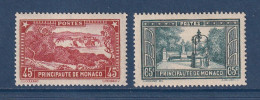 Monaco - YT N° 123 Et 124 * - Neuf Avec Charnière - 1933 à 1937 - Ongebruikt