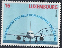 Luxemburg - 40 Jahre Flugverbindung Zwischen Island Und Luxemburg (MiNr: 1374) 1995 - Gest Used Obl - Gebraucht