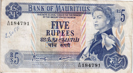 MAURICE - 5 Rupees (184791) - Mauricio