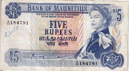 MAURICE - 5 Rupees (184791) - Mauritius